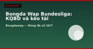 Bongda Wap Bundesliga: KQBD và kèo tài